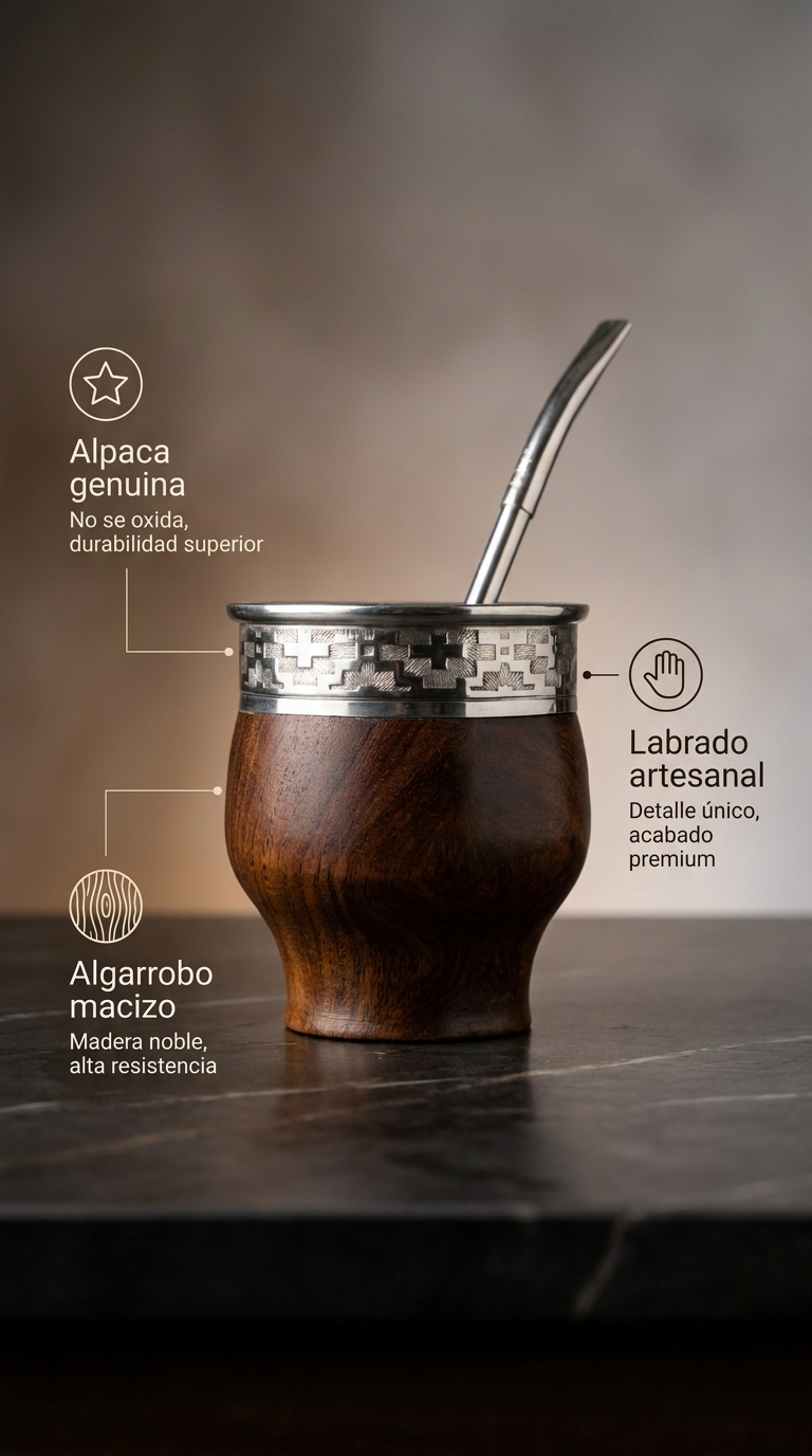 Pieza profesional con señales de calidad y confianza del mate
